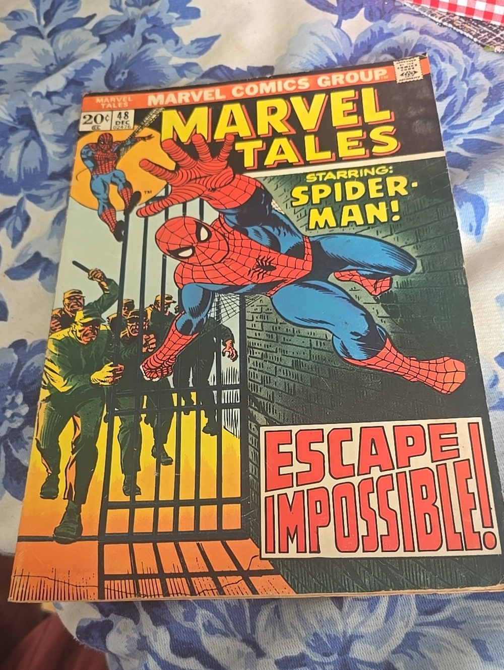 Marvel tales #48 Marvel Comics 1973  Spider-man Escape Impossible!